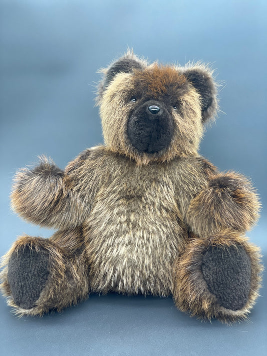 Large Beaver Fur Teddy Bear