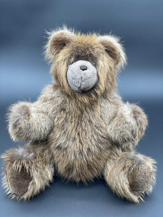 Medium Beaver Fur Teddy Bear