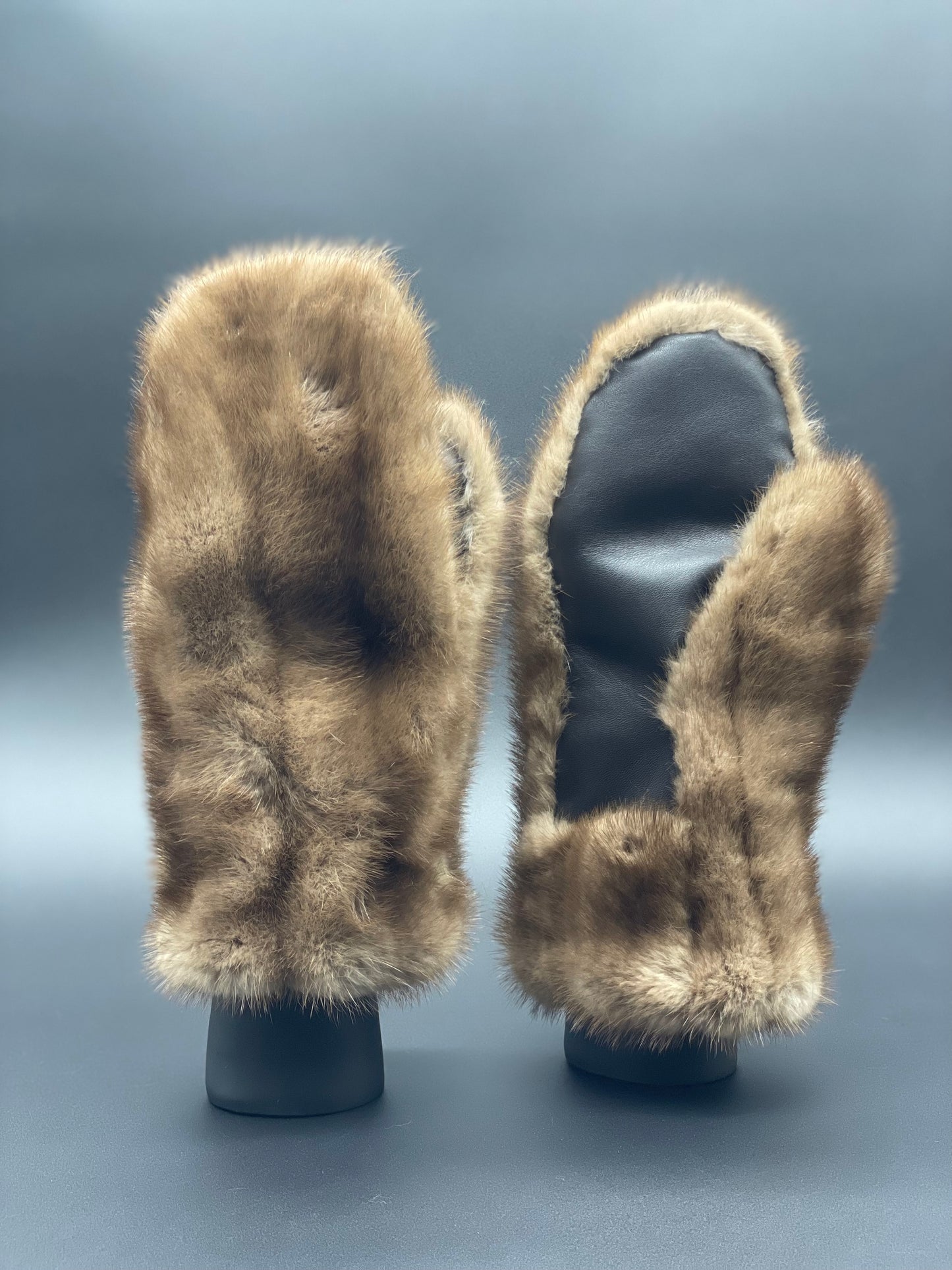 Ladies Mink Fur Mittens