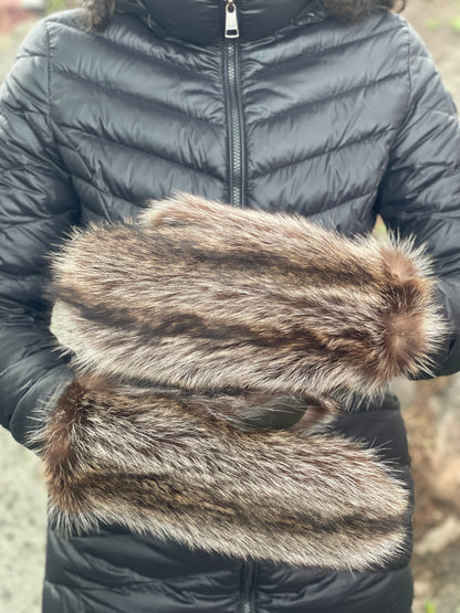 Ladies Racoon Mitts