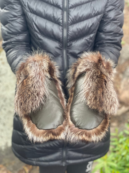 Ladies Racoon Mitts