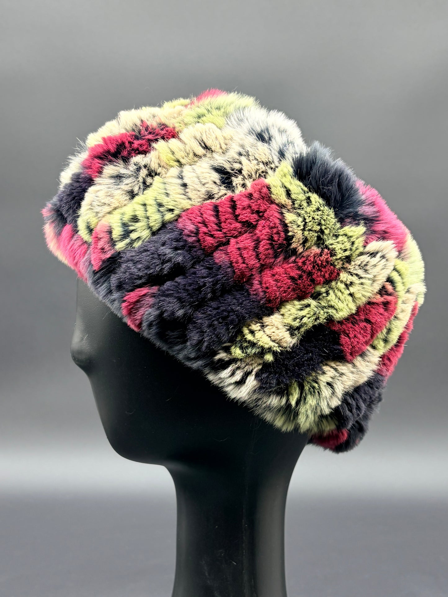 Multi - Black/Green/Red Rabbit Headband