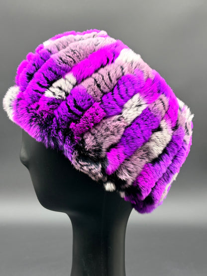 Pink/Purple/Grey Rabbit Headband