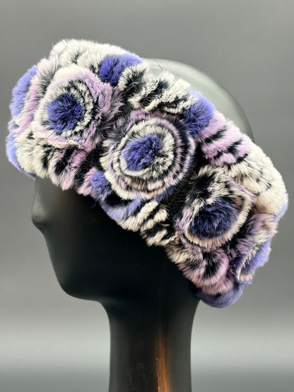 Rabbit Rose Headband/Neckwarmer