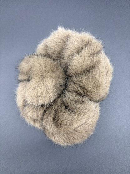 Mink Fur Scrunchie