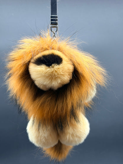 Fur Lion Keychain/Bag Charm