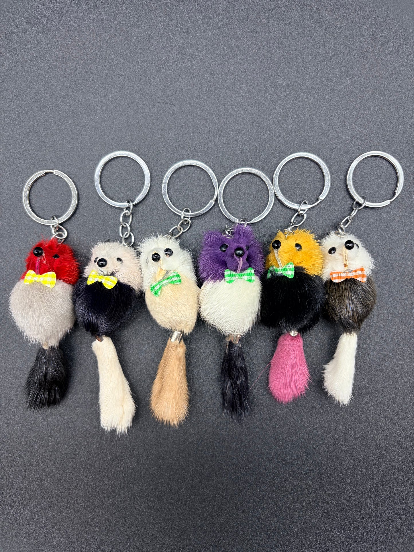 Mini Mink Fox Keychain/Bagcharm