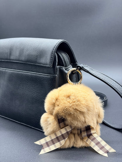 Mini Teddy Bear With Bow KeyChain/Bagcharm