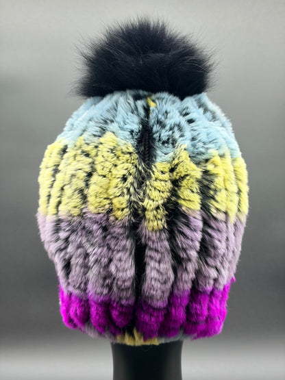 Rabbit Pom Pom Hat