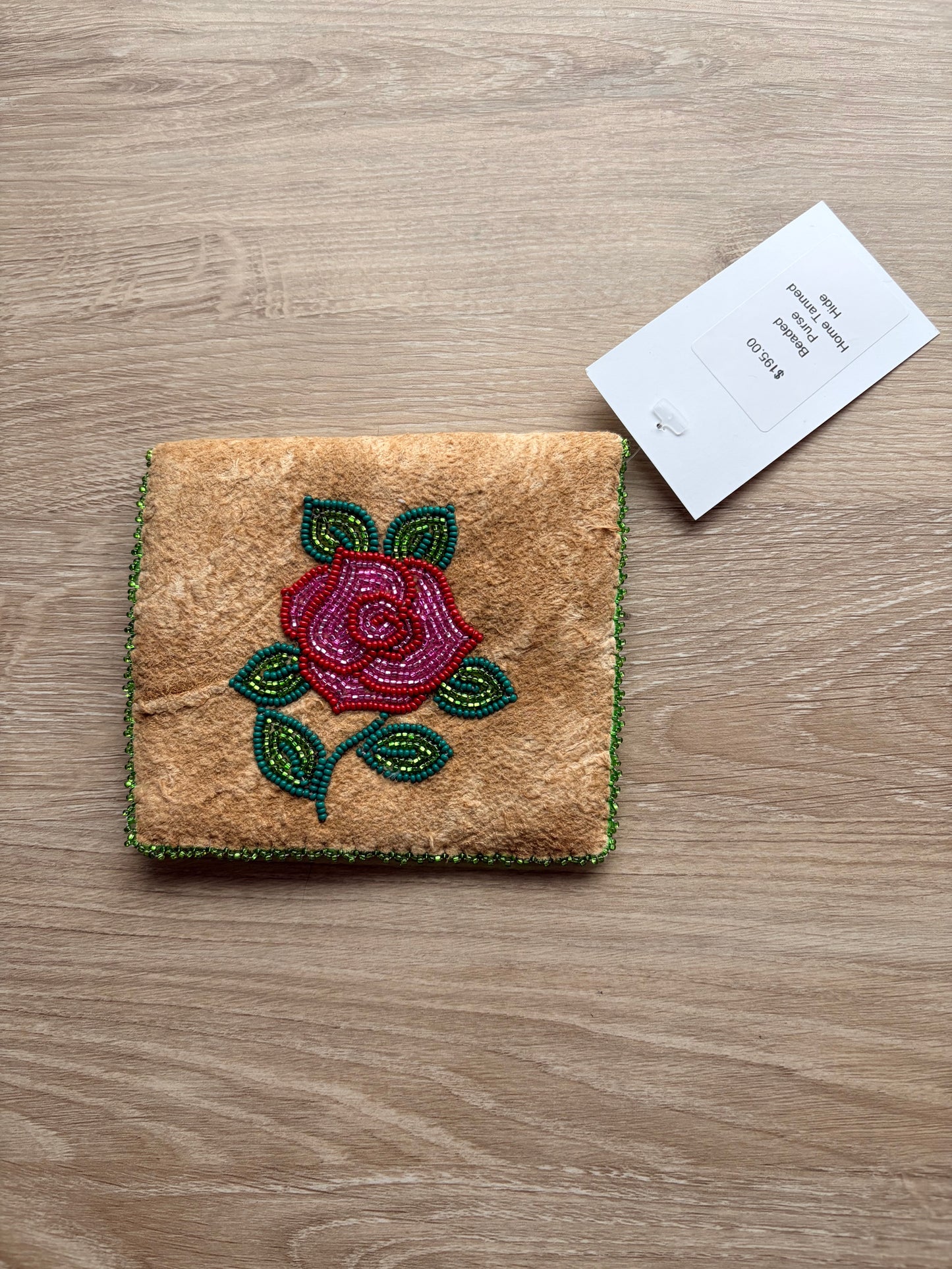 Beaded Rose Purse