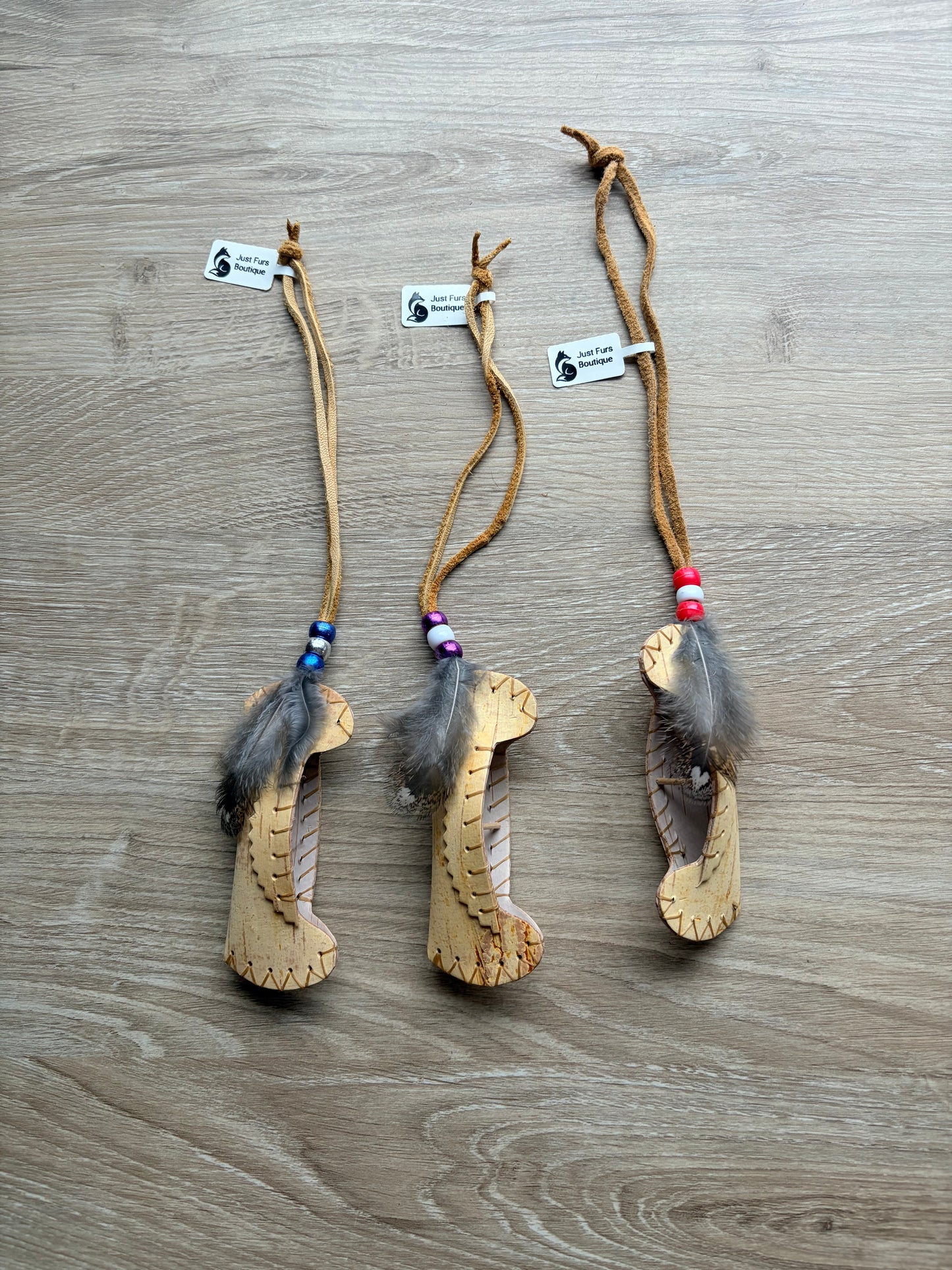 Mini Birch Bark Canoe Ornament