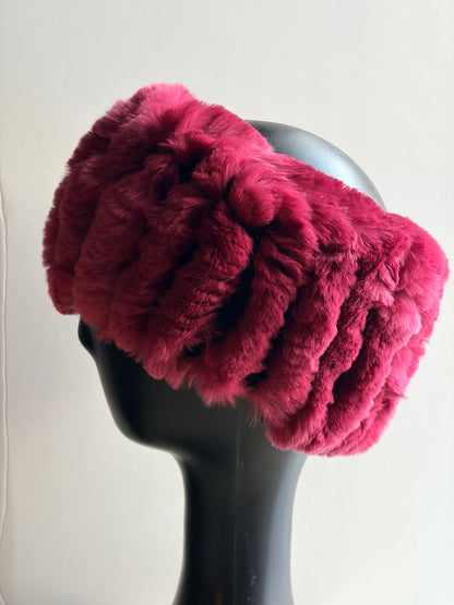 Grape Pink Rabbit Headband