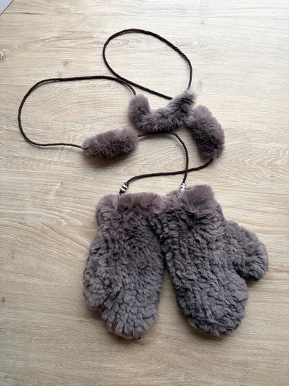 Rabbit Mitts with Keeper String