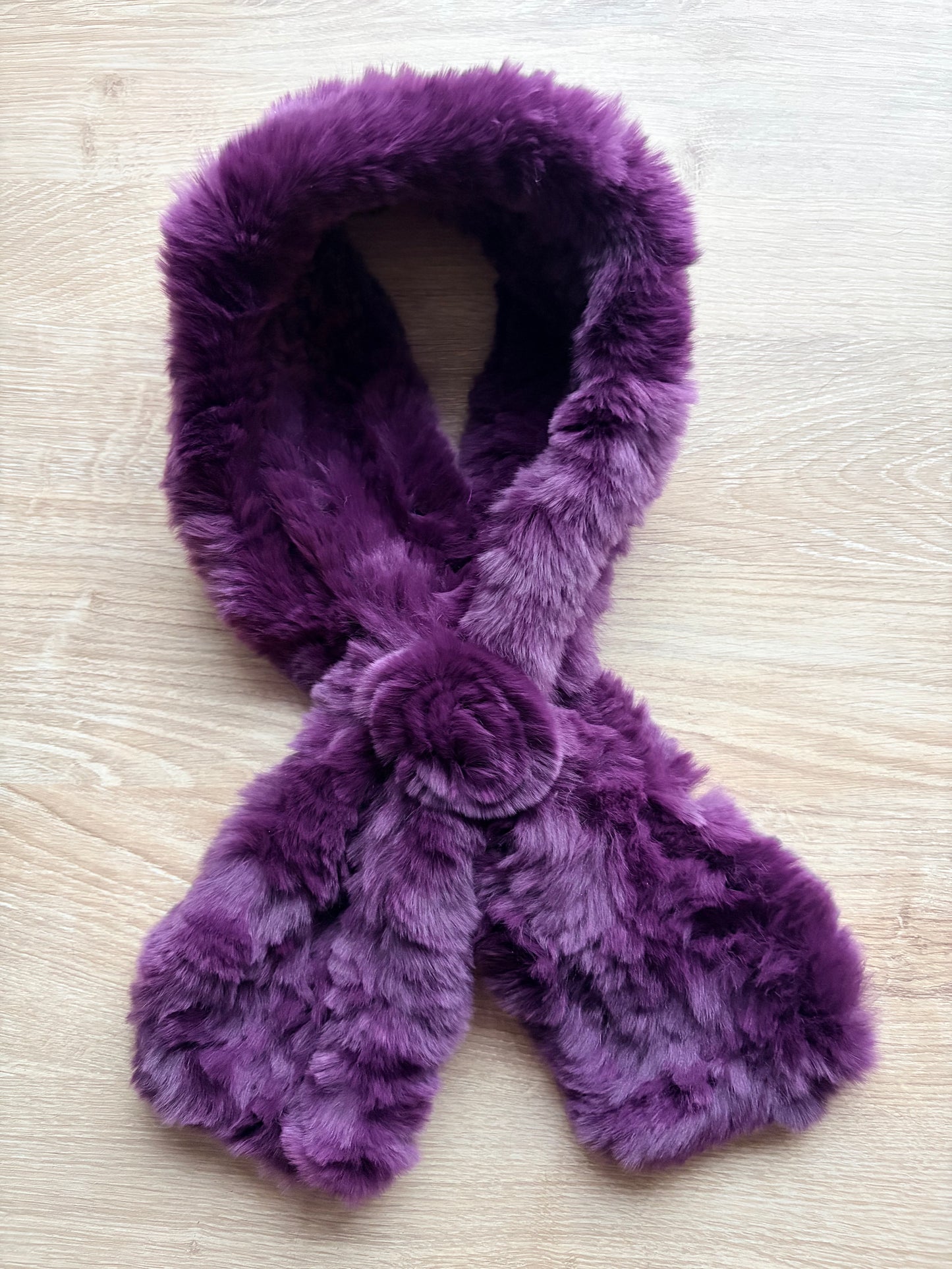 Rabbit Rosette Scarf