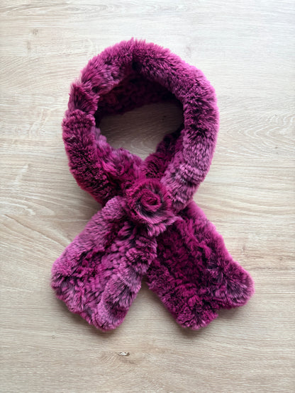Rabbit Rosette Scarf