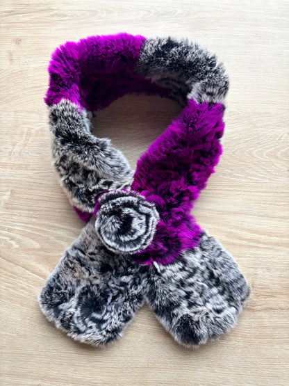 Rabbit Rosette Scarf