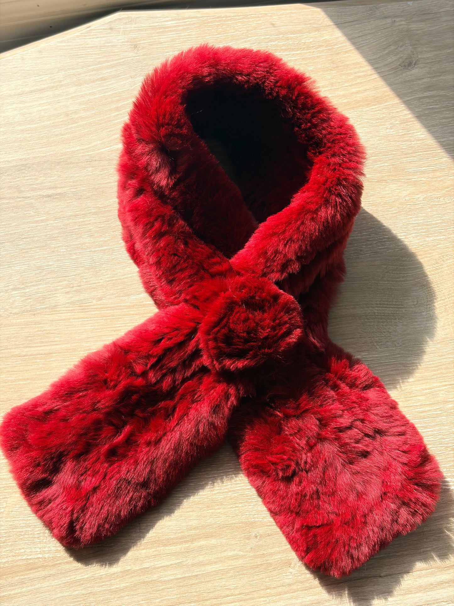 Rabbit Rosette Scarf