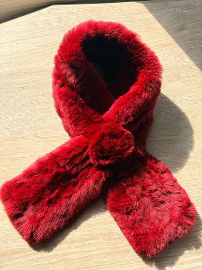 Rabbit Rosette Scarf