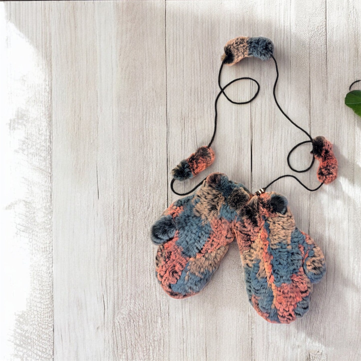 Rabbit Mitts with Keeper String