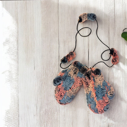 Rabbit Mitts with Keeper String