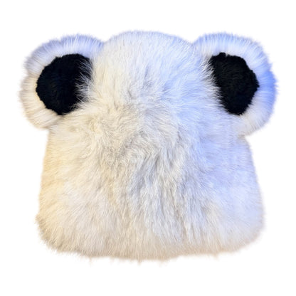 Adult Blue Fox Beanie Bear Hat