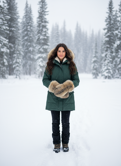 Long Style - Wild Coyote Gauntlet Mitts