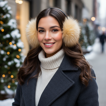 Fox Fur Earmuffs