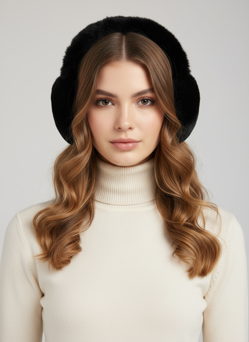 Rabbit Fur Earmuffs
