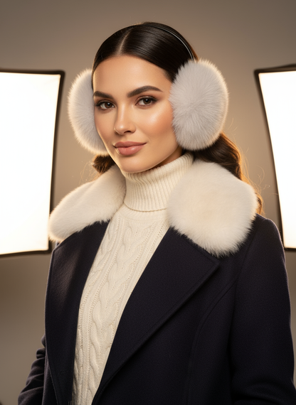 Fox Fur Earmuffs