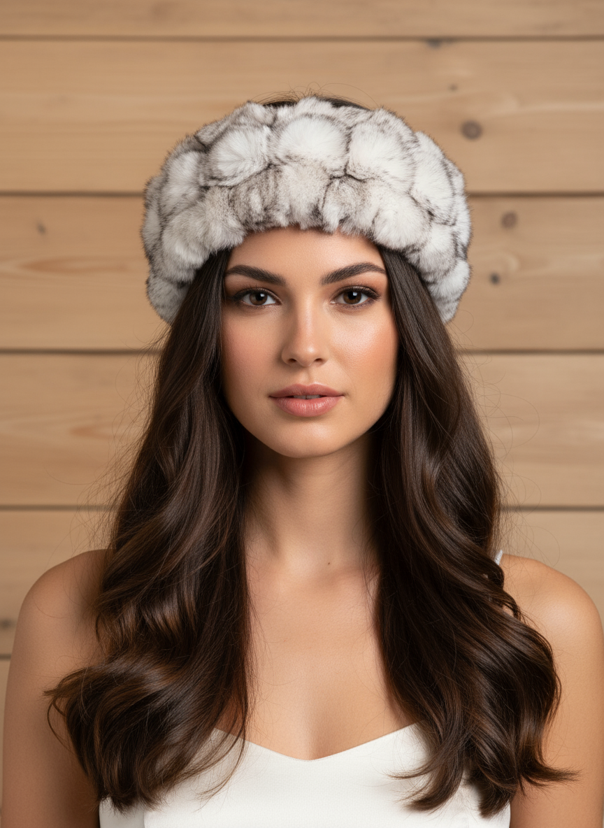 Rabbit Rose Headband/Neckwarmer