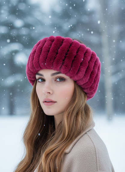 Grape Pink Rabbit Headband