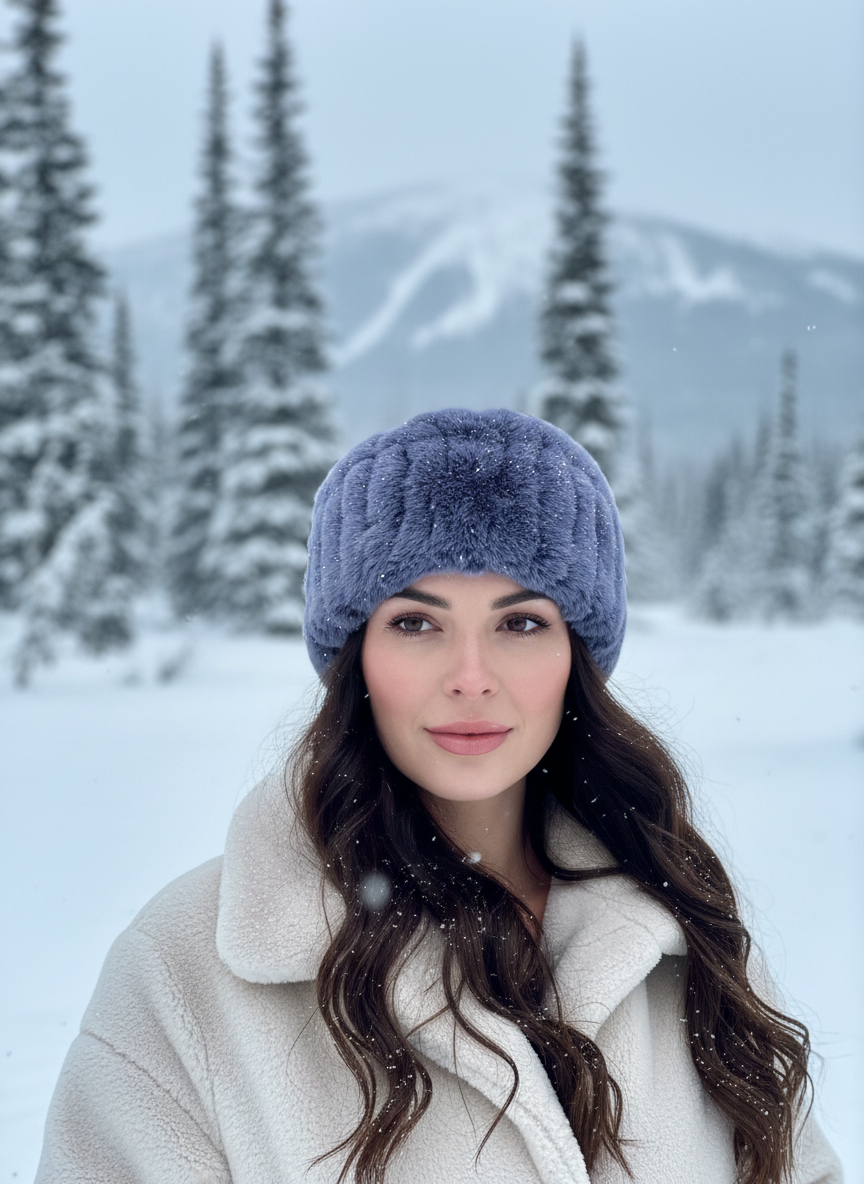 Midnight Purple Rabbit Headband