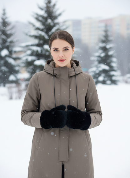 Rabbit Mitts with Keeper String