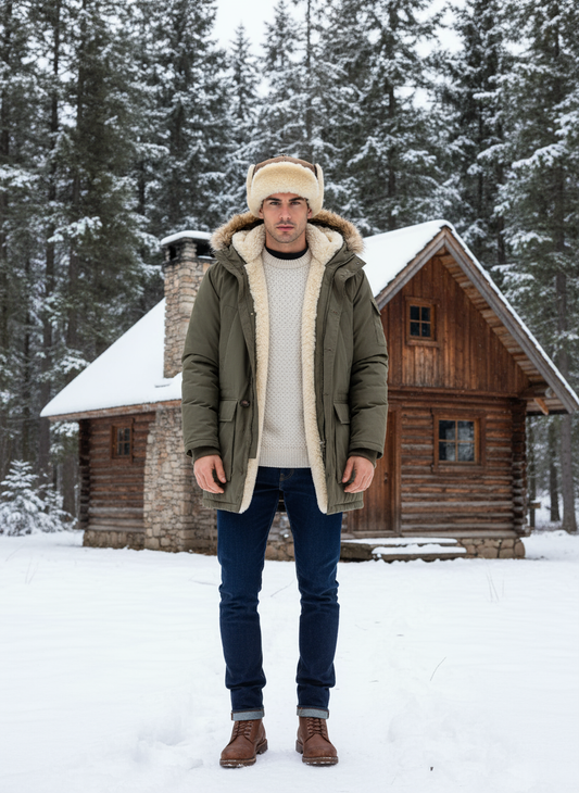 Sheepskin Aviator Hat