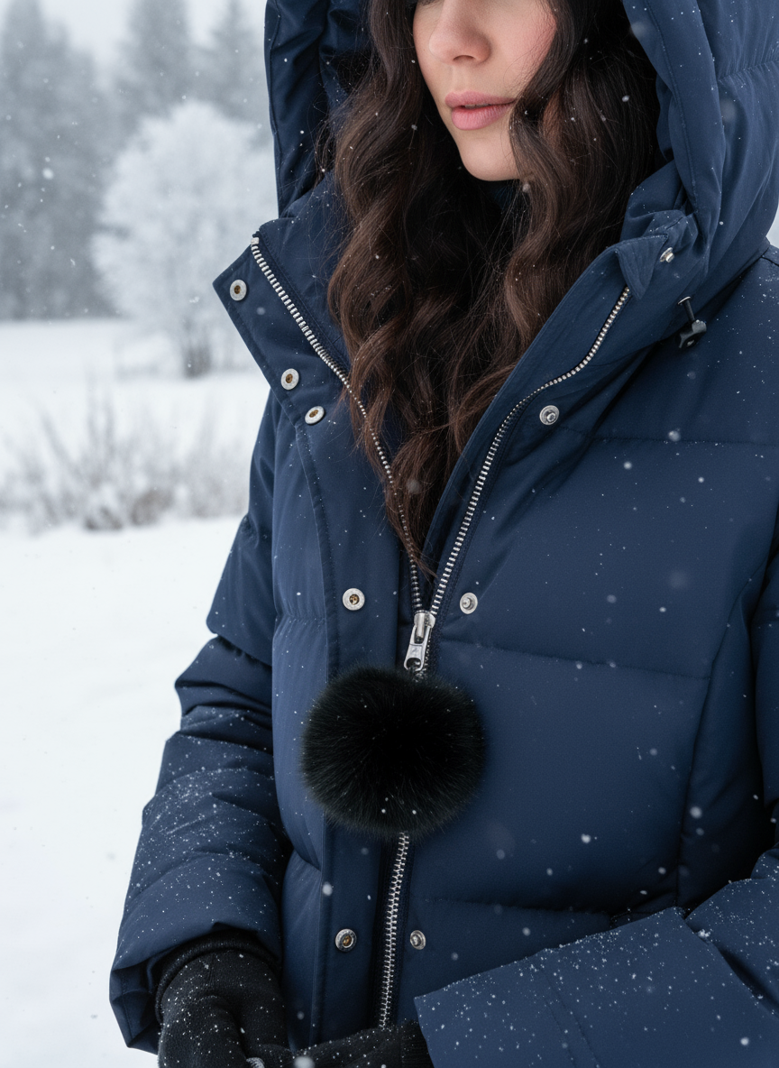 Rabbit Pom Pom Lanyard