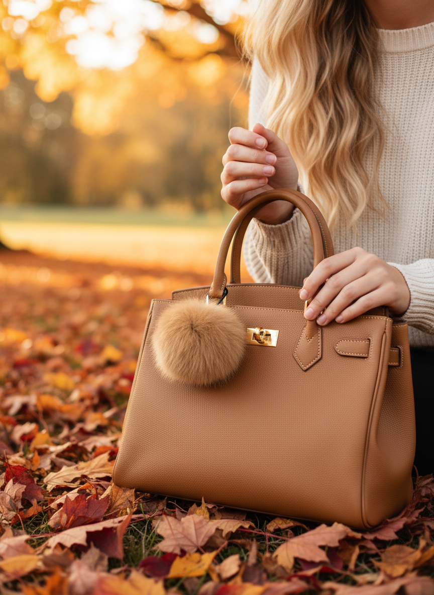 Rabbit Pom Pom Lanyard