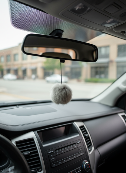 Rabbit Pom Pom Lanyard