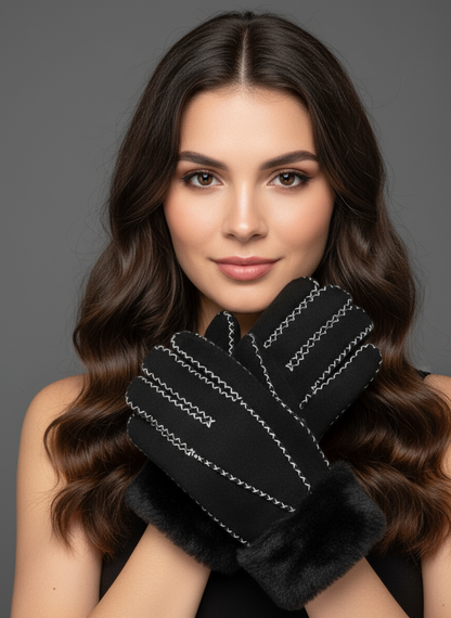Women's Genuine Sheepskin Gloves