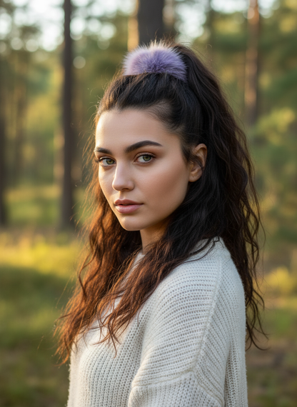 Mink Hair Pony Elastic