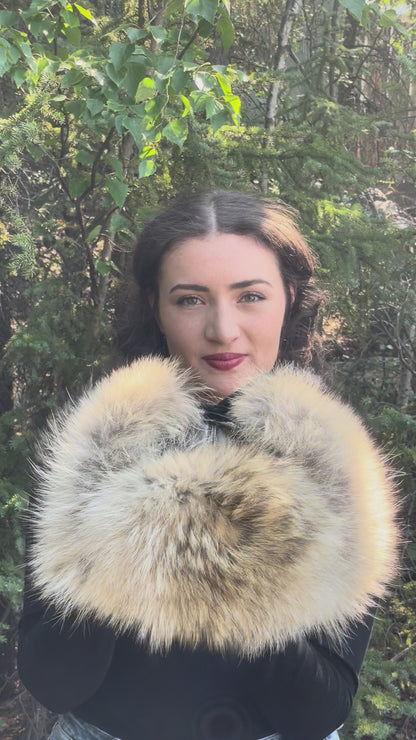 Coyote Leather Trapper Hat